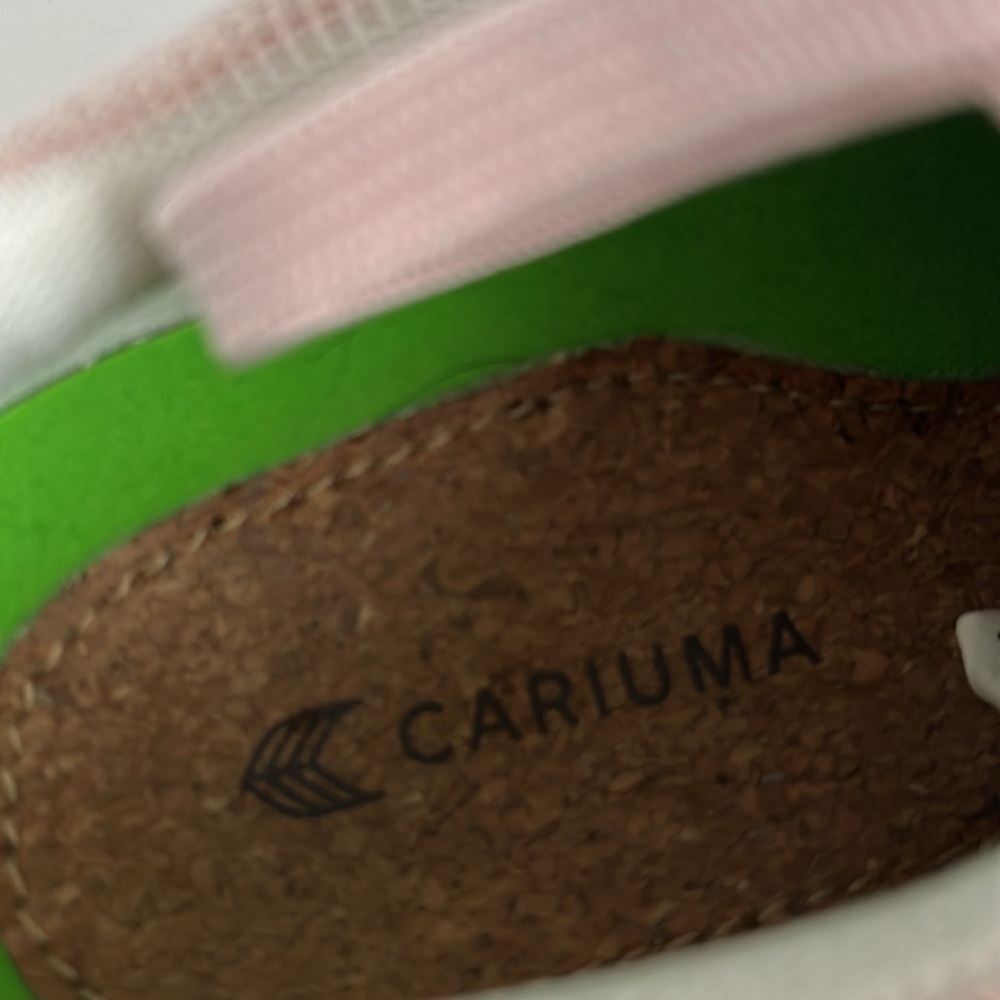 Cariuma Ibi rose knit lace sneaker men’s 8 women’s 9.5 - Picture 5 of 16